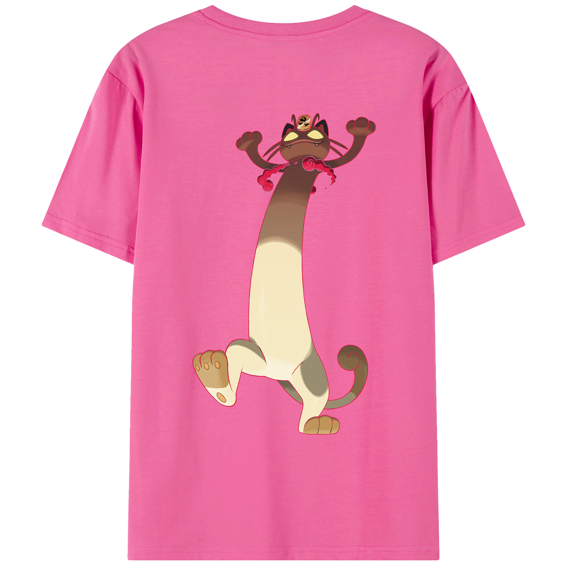 （画像用） ポケットモンスター Pokémon レディース半袖Tシャツ(バックプリント)